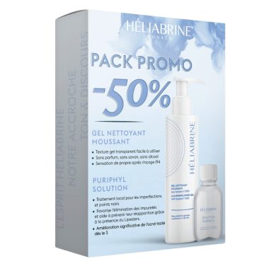 HELIABRINE, Gel Nettoyant Moussant, Solution Puriphyl HELIABRINE, Gel Nettoyant Moussant, Solution Puriphyl