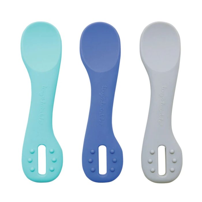 lot de 3 cuillères en silicone de Tiny Twinkle lot de 3 cuillères en silicone de Tiny Twinkle
