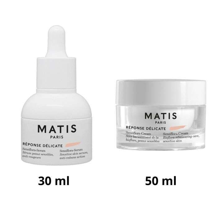MATIS COFFRET REPONSE DELICATE SENSIFLORA SERUM PEAUX SENSIBLES ANTI ROUGEURS+SENSIFLORA CREME 50 ML MATIS COFFRET REPONSE DELICATE SENSIFLORA SERUM PEAUX SENSIBLES ANTI ROUGEURS+SENSIFLORA CREME 50 ML