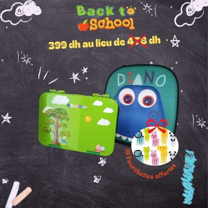 GOBENTO KIDS OFFRE SAC A DEJOUNER EFFET 3D DINO + BOITE ISOTHERME 21165 CM 710 ML GOBENTO KIDS OFFRE SAC A DEJOUNER EFFET 3D DINO + BOITE ISOTHERME 21165 CM 710 ML