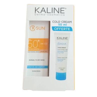 KALINE K SUN PACK CREME HYDRATANTE TINTE LUMINEUSE 50 ML ET COLD CREAM K AQUA 50 ML OFFERTE KALINE K SUN PACK CREME HYDRATANTE TINTE LUMINEUSE 50 ML ET COLD CREAM K AQUA 50 ML OFFERTE