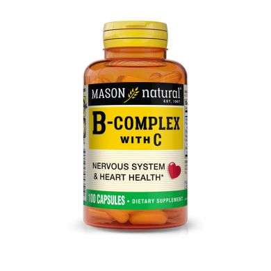 MASON NATURAL B COMPLEX AVEC VITAMINE C 100 CAPSULES MASON NATURAL B COMPLEX AVEC VITAMINE C 100 CAPSULES