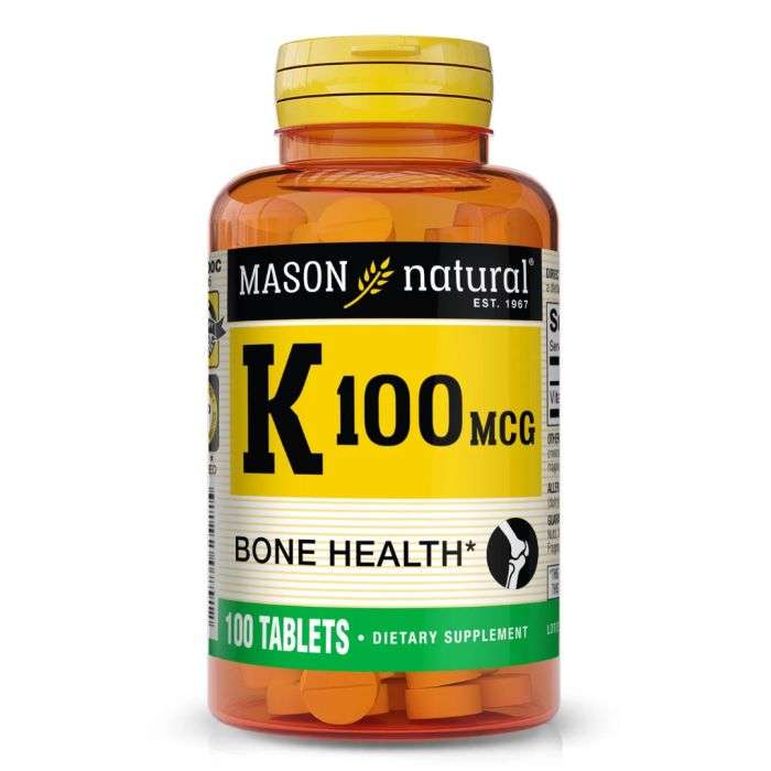 MASON NATURAL K100 MCG 100 TABLETS MASON NATURAL K100 MCG 100 TABLETS