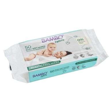 BAMBO NATURE LINGETTE BIODEGRADABLE SANS PARFUM x 50 BAMBO NATURE LINGETTE BIODEGRADABLE SANS PARFUM x 50