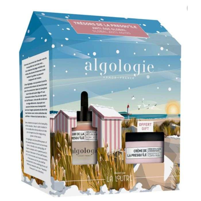 ALGOLOGIE COFFRET TRESORS DE LA PRESQUILE ELIXIR DE LA PRESQUILE 30 ML + CREME DE LA PRESQUILE 50 ML ALGOLOGIE COFFRET TRESORS DE LA PRESQUILE ELIXIR DE LA PRESQUILE 30 ML + CREME DE LA PRESQUILE 50 ML