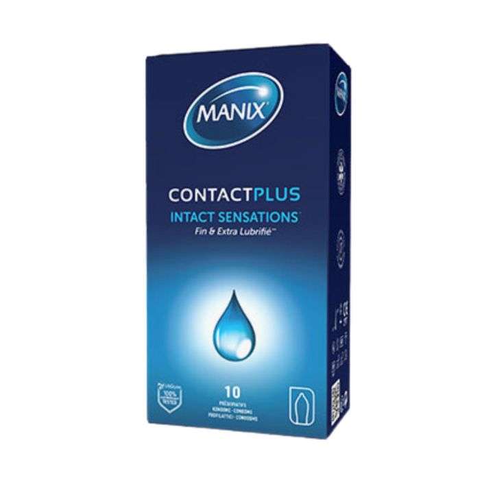 MANIX CONTACT PLUS SENSATIONS INTACTES BOITE 10 PRESERVATIFS MANIX CONTACT PLUS SENSATIONS INTACTES BOITE 10 PRESERVATIFS