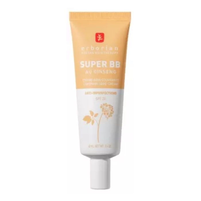 ERBORIAN SUPER BB AU GINSENG CREME SOIN COUVRANTE SPF 20 NUDE 40 ML ERBORIAN SUPER BB AU GINSENG CREME SOIN COUVRANTE SPF 20 NUDE 40 ML