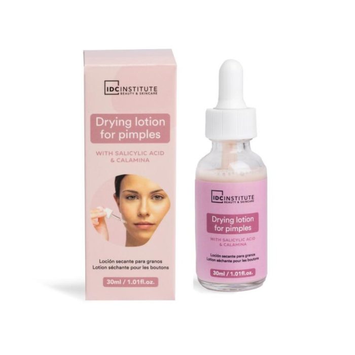 IDC INSTITUTE LOTION SECHANTE POUR LES BOUTONS 30 ML IDC INSTITUTE LOTION SECHANTE POUR LES BOUTONS 30 ML