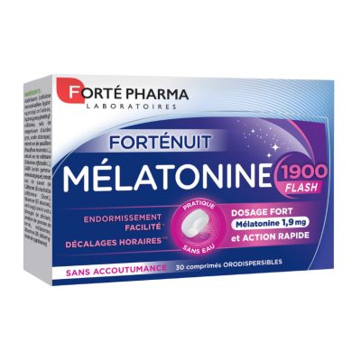 FORTE PHARMA FORTE NUIT MELATONINE 1900 FLASH 30 COMPRIMES FORTE PHARMA FORTE NUIT MELATONINE 1900 FLASH 30 COMPRIMES