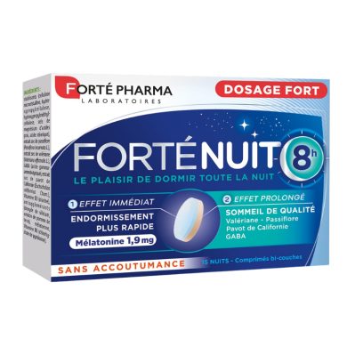 FORTE PHARMA FORTE NUIT MELATONINE 1.9 G 15 COMPRIMES FORTE PHARMA FORTE NUIT MELATONINE 1.9 G 15 COMPRIMES