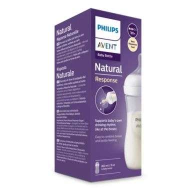 AVENT BIBERON NATURAL RESPONSE 1MOIS + 260 ML 9 OZ AVENT BIBERON NATURAL RESPONSE 1MOIS + 260 ML 9 OZ