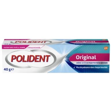 POLIDENT ORIGINAL CREME ADHESIVE POUR PROTHESE DENTAIRE 40G