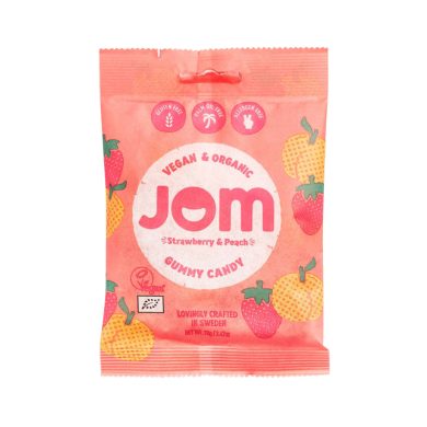 JOM GOURMET GUMMIES STAWBERRY PEACH 70 G JOM GOURMET GUMMIES STAWBERRY PEACH 70 G