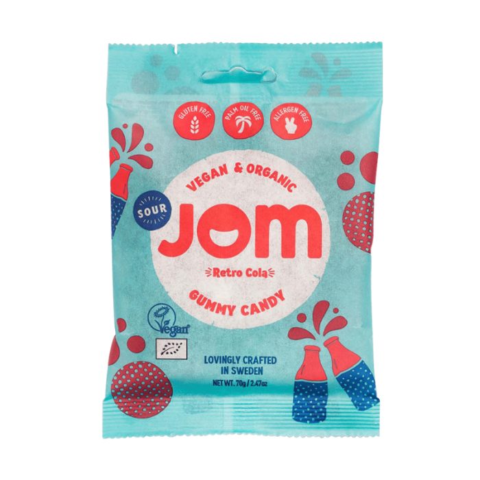 JOM GOURMET GUMMIES RETRO COLA 70 G JOM GOURMET GUMMIES RETRO COLA 70 G