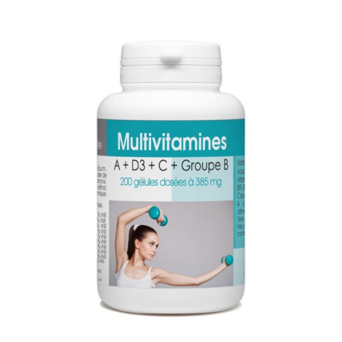 GPH MULTIVITAMINES A + D + C + GROUPE B COMPLEMENT ALIMENTAIRE 200 GELULES 392 MG GPH MULTIVITAMINES A + D + C + GROUPE B COMPLEMENT ALIMENTAIRE 200 GELULES 392 MG
