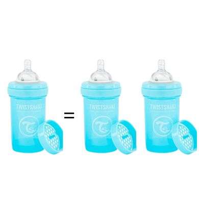 TWISTSHAKE OFFRE 1 BABY BOTTLE ANTI COLICALL IN ONE 180 ML 0M+ BLEU ACHETE 2 OFFERTS TWISTSHAKE OFFRE 1 BABY BOTTLE ANTI COLICALL IN ONE 180 ML 0M+ BLEU ACHETE 2 OFFERTS