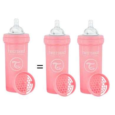 TWISTSHAKE OFFRE 1 BABY BOTTLE ANTI COLICALL IN ONE 260 ML 2M+ ROSE ACHETE 2 OFFERTS  TWISTSHAKE OFFRE 1 BABY BOTTLE ANTI COLICALL IN ONE 260 ML 2M+ ROSE ACHETE 2 OFFERTS
