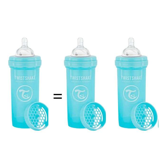 TWISTSHAKE OFFRE 1 BABY BOTTLE ANTI COLICALL IN ONE 260 ML 2M+ BLEU ACHETE 2 OFFERTS  TWISTSHAKE OFFRE 1 BABY BOTTLE ANTI COLICALL IN ONE 260 ML 2M+ BLEU ACHETE 2 OFFERTS