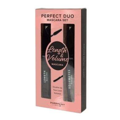 POPPY AND IVY PERFECT DUO MASCARA SET LONGUEUR ET VOLUME POPPY AND IVY PERFECT DUO MASCARA SET LONGUEUR ET VOLUME