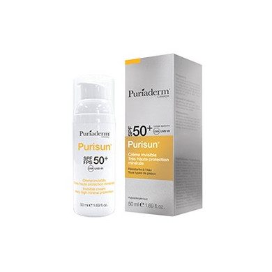PURIADERM PURISUN CRÈME SOLAIRE INVISIBLE SPF50+ 50 ML PURIADERM PURISUN CRÈME SOLAIRE INVISIBLE SPF50+ 50 ML