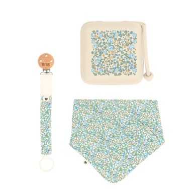 BIBS X LIBERTY COFFRET CADEAU POUR NOEL ESSENTIEL BEBE DUSKY LILAC