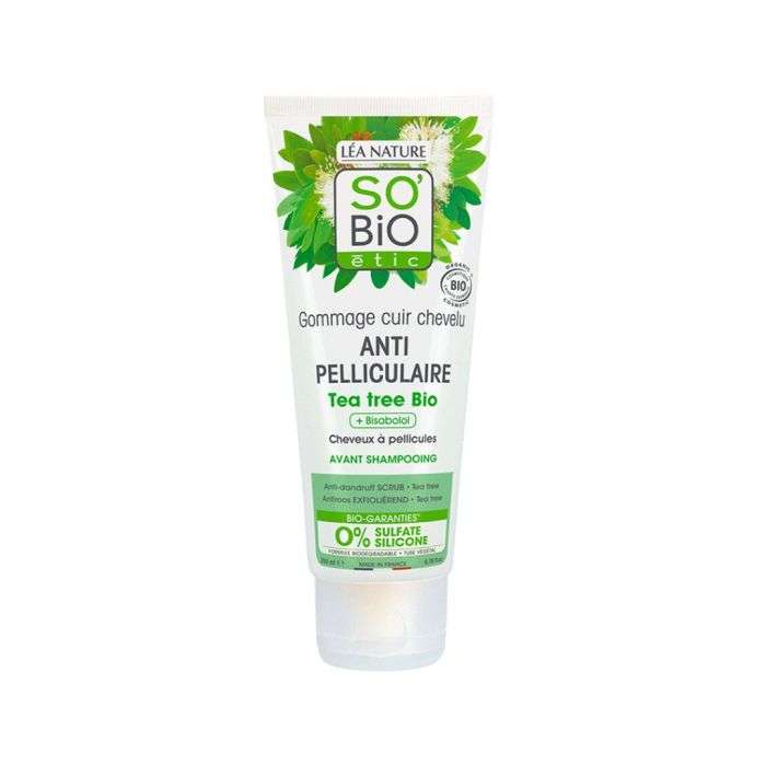 SO BIO GOMMAGE CUIR CHEVELU ANTI PELLICULAIRE TEA TREE 200 ML SO BIO GOMMAGE CUIR CHEVELU ANTI PELLICULAIRE TEA TREE 200 ML