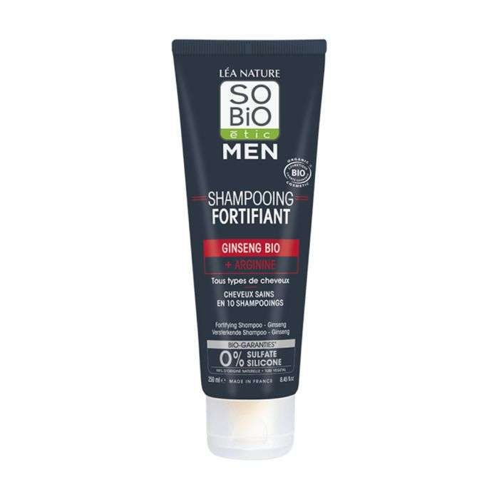 SO BIO HOMME SHAMPOOING FORTIFIANT GINSENG 250 ML SO BIO HOMME SHAMPOOING FORTIFIANT GINSENG 250 ML
