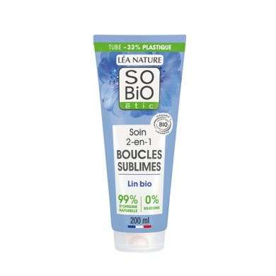 SO BIO SOIN 2 EN 1 BOUCLES SUBLIMES 200 ML SO BIO SOIN 2 EN 1 BOUCLES SUBLIMES 200 ML