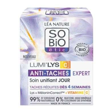 SO BIO LUMILYS C ANTI TACHES EXPERT SOIN UNIFIANT JOUR 50 ML SO BIO LUMILYS C ANTI TACHES EXPERT SOIN UNIFIANT JOUR 50 ML