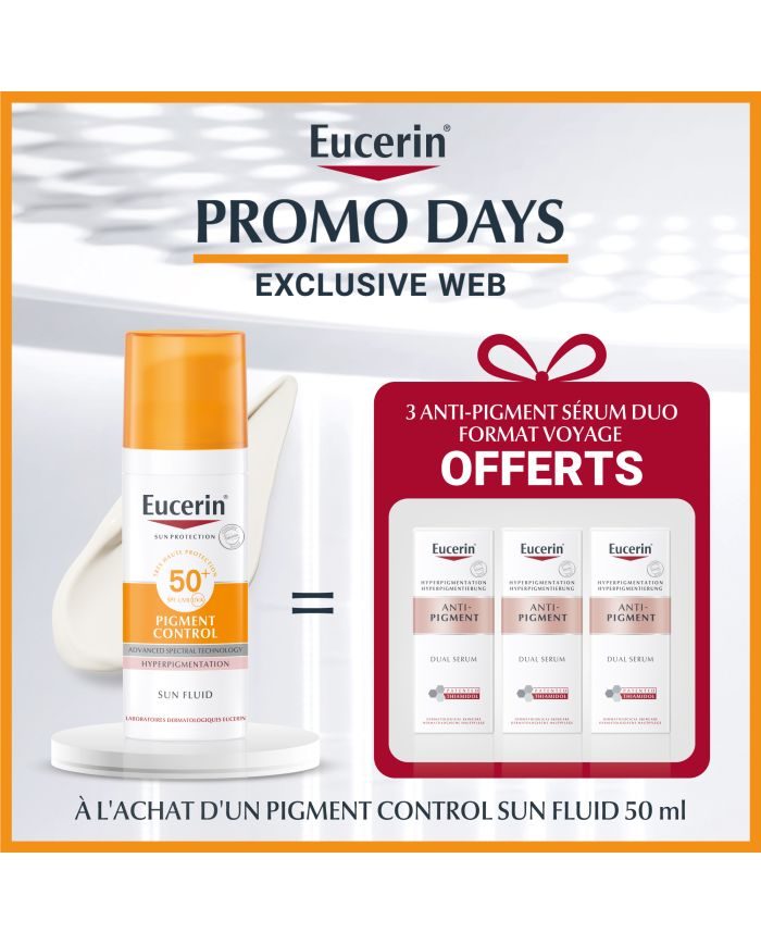 EUCERIN OFFRE SUN FLUIDE PIGMENT CONTROL SPF 50 +