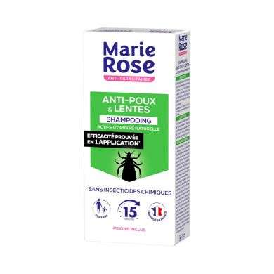 MARIE ROSE SHAMPOOING ANTI POUX ET LENTES 125 ML MARIE ROSE SHAMPOOING ANTI POUX ET LENTES 125 ML