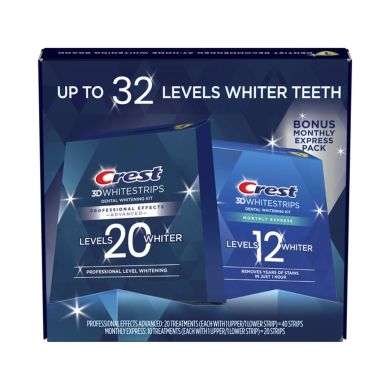 CREST UP TO 32 LEVELS WHITER TEETH CREST UP TO 32 LEVELS WHITER TEETH