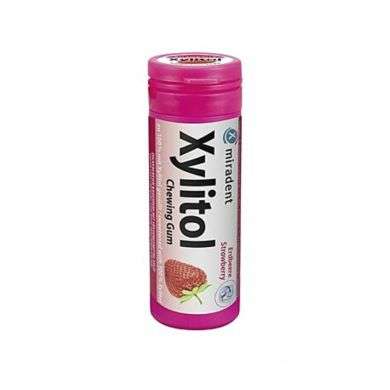 MIRADENT XYLITOL 30 CHEWING-GUM FRAISE KIDS MIRADENT XYLITOL 30 CHEWING-GUM FRAISE KIDS