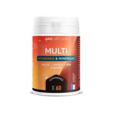 GPH MULTIVITAMINES ET MINERAUX 60 COMPRIMES GPH MULTIVITAMINES ET MINERAUX 60 COMPRIMES