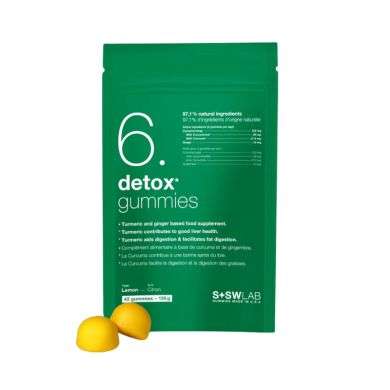 S+SWLAB 6 DETOX GUMMIES 126G 42 GUMMIES GOUT CITRON S+SWLAB 6 DETOX GUMMIES 126G 42 GUMMIES GOUT CITRON