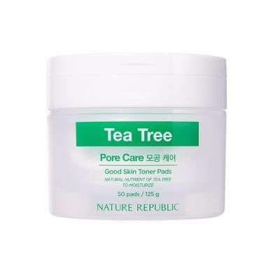 NATURE REPUBLIC TEA TREE PORE CARE GOOD SKIN TONER PAD 50 PADS NATURE REPUBLIC TEA TREE PORE CARE GOOD SKIN TONER PAD 50 PADS