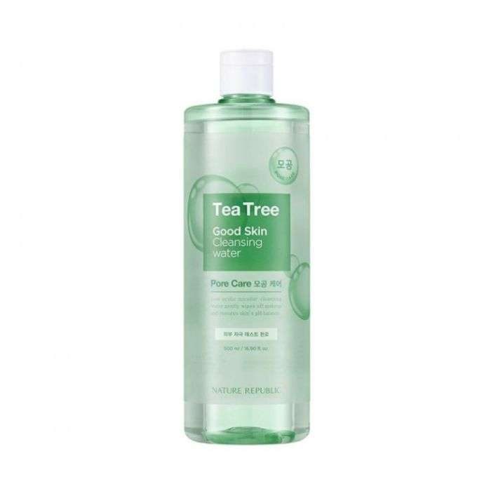 NATURE REPUBLIC TEA TREE GOOD SKIN CLEANSING WATER 500ML NATURE REPUBLIC TEA TREE GOOD SKIN CLEANSING WATER 500ML