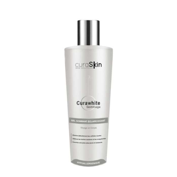 CURASKIN CURAWHITE GOMMAGE GEL GOMMANT ECLAIRCISSANT 200 ML CURASKIN CURAWHITE GOMMAGE GEL GOMMANT ECLAIRCISSANT 200 ML