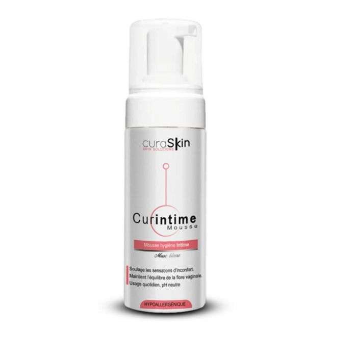 CURASKIN CURINTIME MOUSSE HYGIENE INTIME MUSC BLANC 150 ML CURASKIN CURINTIME MOUSSE HYGIENE INTIME MUSC BLANC 150 ML