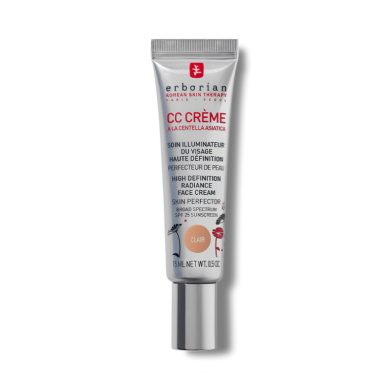 ERBORIAN CC CREAME A LA CENTELLA CLAIR SOIN ILLUMINATEUR VISAGE SPF 25 15 ML ERBORIAN CC CREAME A LA CENTELLA CLAIR SOIN ILLUMINATEUR VISAGE SPF 25 15 ML