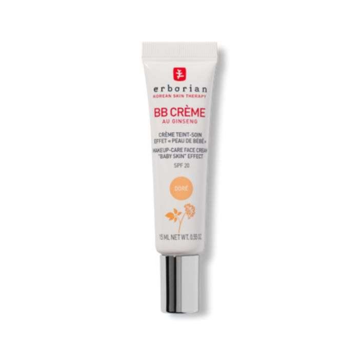 ERBORIAN BB CREME AU GINSENG CREME TEINT DORE SPF20 15 ML ERBORIAN BB CREME AU GINSENG CREME TEINT DORE SPF20 15 ML