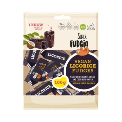 SUPER FUDGIO FONDANT A LA REGLISSE 100 G BIO SUPER FUDGIO FONDANT A LA REGLISSE 100 G BIO