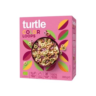 TURTLE ANNEAUX DE CEREALES SANS GLUTEN BIO 300 G TURTLE ANNEAUX DE CEREALES SANS GLUTEN BIO 300 G