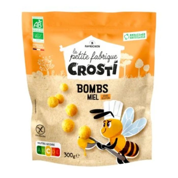 FAVRICHON LA PETITE FABRIQUE CROSTI BOMBS MIEL SANS GLUTEN 300 G FAVRICHON LA PETITE FABRIQUE CROSTI BOMBS MIEL SANS GLUTEN 300 G