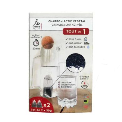 LE CHARBON ACTIF FRANÇAIS CHARBON ACTIF GRANULE 2X 30 G LE CHARBON ACTIF FRANÇAIS CHARBON ACTIF GRANULE 2X 30 G