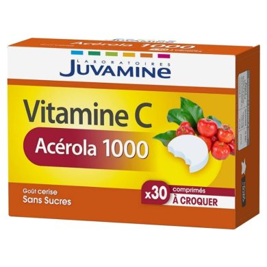 JUVAMINE VITAMINE C ACEROLA 1000 30 COMPRIMES JUVAMINE VITAMINE C ACEROLA 1000 30 COMPRIMES
