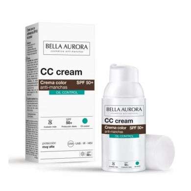 BELLA AURORA CC CREAM ANTI TACHES OIL CONTROL SPF50+ 30 ML BELLA AURORA CC CREAM ANTI TACHES OIL CONTROL SPF50+ 30 ML