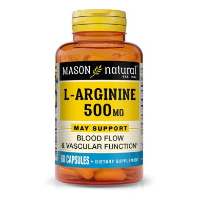 MASON NATURAL L ARGININE 500 MG 60 CAPSULES MASON NATURAL L ARGININE 500 MG 60 CAPSULES