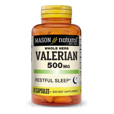 MASON NATURAL WHOLE HERB VALERIAN 500 MG 60 CAPSULES MASON NATURAL WHOLE HERB VALERIAN 500 MG 60 CAPSULES