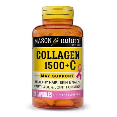 MASON NATURAL HYDROLYZED COLLAGEN 1500 +C 120 CAPSULES MASON NATURAL HYDROLYZED COLLAGEN 1500 +C 120 CAPSULES